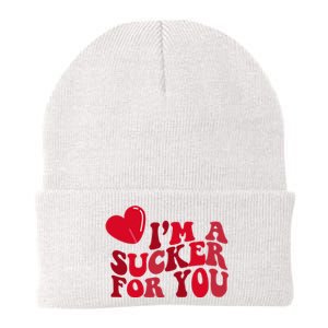 Im A Sucker For You Valentines Day Gift Retro Knit Cap Winter Beanie