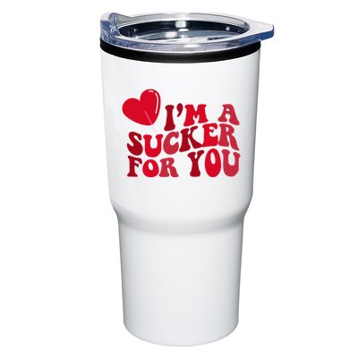 Im A Sucker For You Valentines Day Gift Retro Tumbler