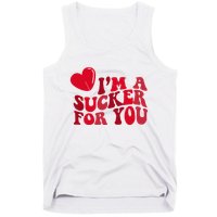 Im A Sucker For You Valentines Day Gift Retro Tank Top