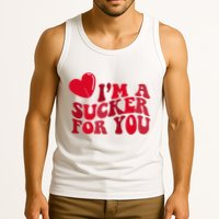 Im A Sucker For You Valentines Day Gift Retro Tank Top