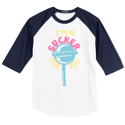 I'm A Sucker For You Cool Gift Baseball Sleeve Shirt