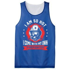 I Am So Hot I Come Funny Firefighter Friend And Wife Gift Mesh Reversible Basketball Jersey Tank