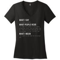 I'm A Software Developer Funny Programming Women's V-Neck T-Shirt