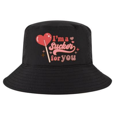 I’m A Sucker For You Funny Lollipop Valentine’s Day Gift Cool Comfort Performance Bucket Hat