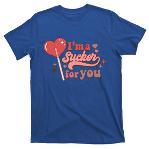 I’m A Sucker For You Funny Lollipop Valentine’s Day Gift T-Shirt