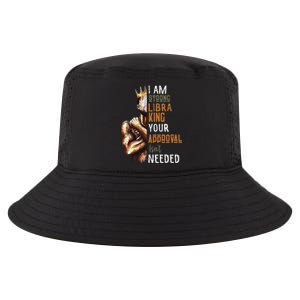 I Am Strong Libra King in Crown Zodiac Horoscope Gift  Cool Comfort Performance Bucket Hat