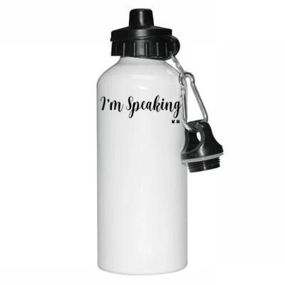 I Am Speaking Kamala Harris Aluminum Water Bottle