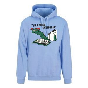 I’M A Social Caterpillar Unisex Surf Hoodie