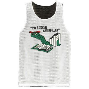 I’M A Social Caterpillar Mesh Reversible Basketball Jersey Tank