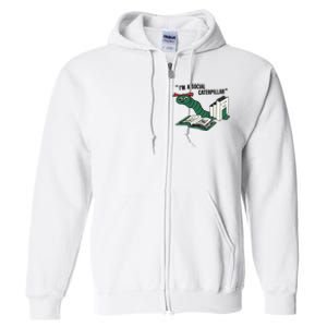 I’M A Social Caterpillar Full Zip Hoodie