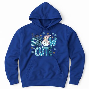 I Am Snow Cute Leopard Blue Winter Christmas Great Gift Hoodie