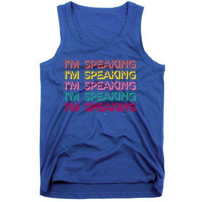 I Am Speaking Kamala Harris Feminist Crewneck Feminist Gift Tank Top