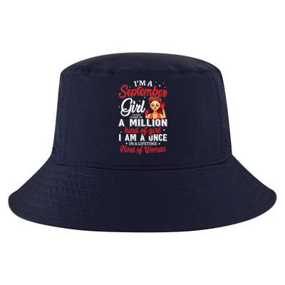 Im A September Girl Birthday Gifts Cool Comfort Performance Bucket Hat