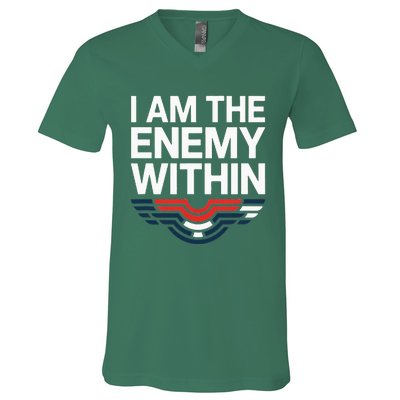 I Am The Enemy Within V-Neck T-Shirt