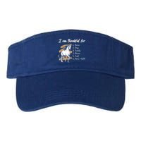 I Am Thankful For Horses Dogs Family Riding Horse Gift Valucap Bio-Washed Visor