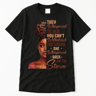 I Am The Storm Black History Month African Tall T-Shirt