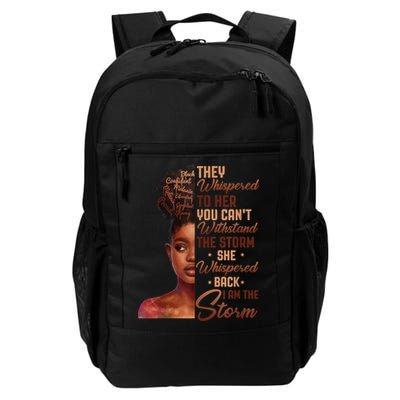 I Am The Storm Black History Month African Backpack