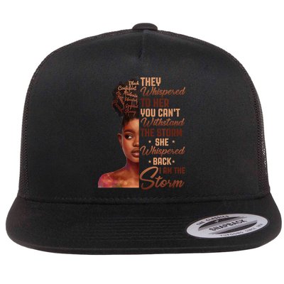 I Am The Storm Black History Month African Flatbill Hat