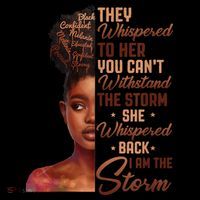 I Am The Storm Black History Month African Premium T-Shirt