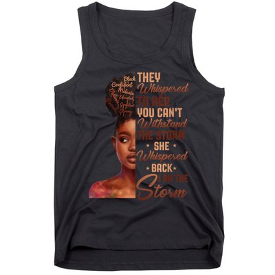 I Am The Storm Black History Month African Tank Top