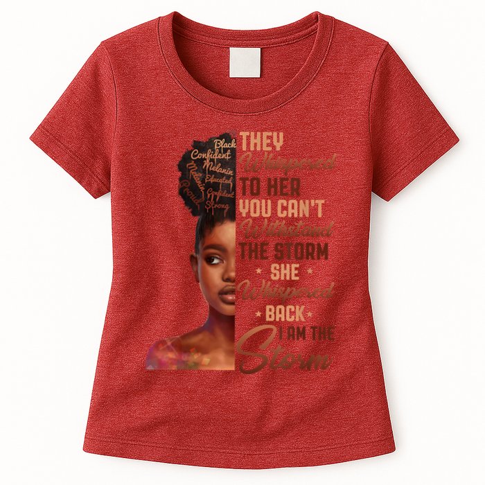 I Am The Storm Black History Month African Womens T-Shirt