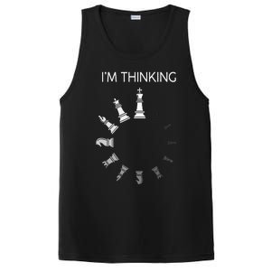 I Am Thinking Chess Pieces Im Thinking Chess Player Lover PosiCharge Competitor Tank