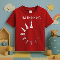 I Am Thinking Chess Pieces Im Thinking Chess Player Lover Toddler T-Shirt