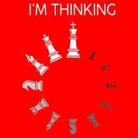 I Am Thinking Chess Pieces Im Thinking Chess Player Lover Toddler T-Shirt