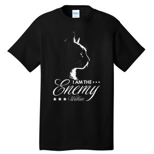 I Am The Enemy Within Cat Ladies Kamala Harris 2024 Tall T-Shirt