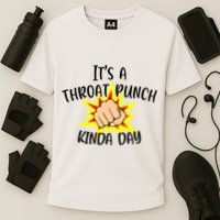 It's A Throat Punch Kinda Day Funny Punch Meme Gift Cooling Performance Crew T-Shirt