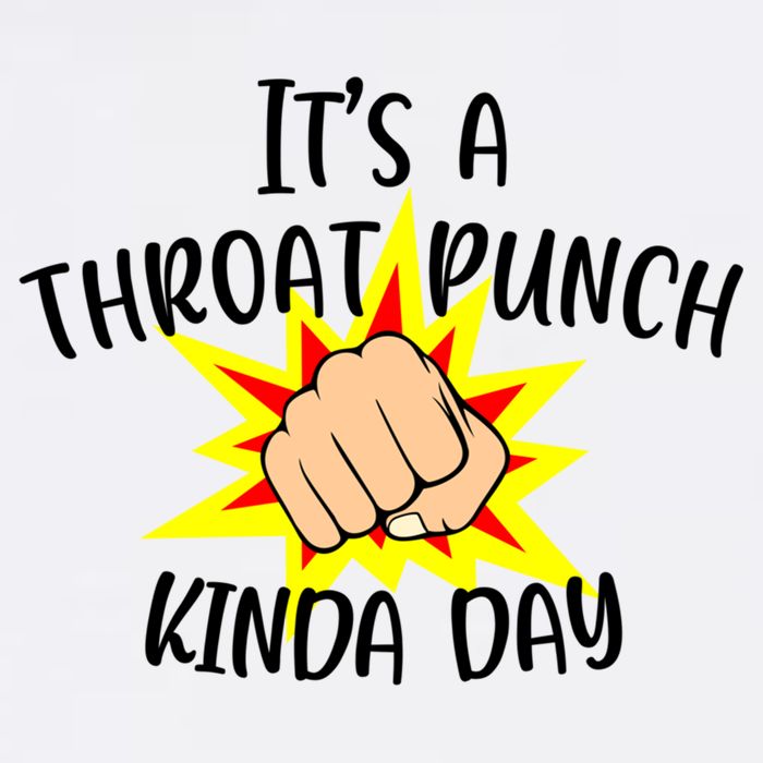 It's A Throat Punch Kinda Day Funny Punch Meme Gift Cooling Performance Crew T-Shirt