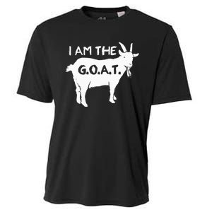 I Am The G.O.A.T. Greatest Of All Time Athletics Champion Cooling Performance Crew T-Shirt