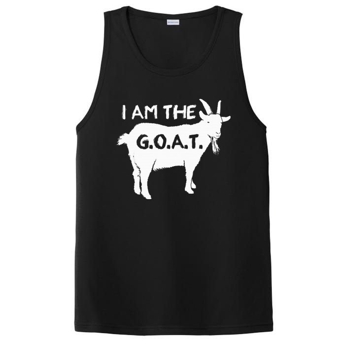 I Am The G.O.A.T. Greatest Of All Time Athletics Champion PosiCharge Competitor Tank