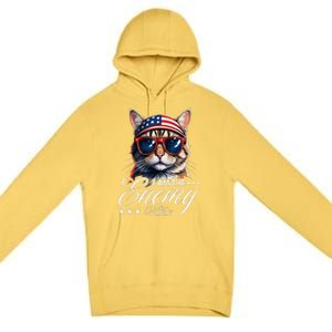 I Am The Enemy Within Cat Ladies Kamala Harris 2024 Merch Premium Pullover Hoodie