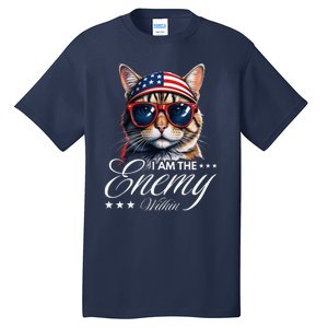 I Am The Enemy Within Cat Ladies Kamala Harris 2024 Merch Tall T-Shirt