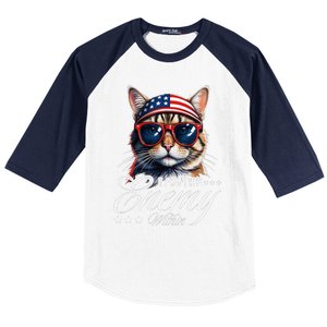 I Am The Enemy Within Cat Ladies Kamala Harris 2024 Merch Baseball Sleeve Shirt