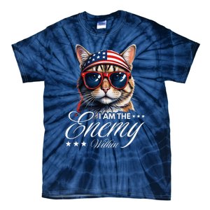 I Am The Enemy Within Cat Ladies Kamala Harris 2024 Merch Tie-Dye T-Shirt