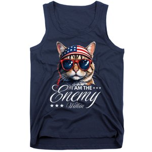 I Am The Enemy Within Cat Ladies Kamala Harris 2024 Merch Tank Top