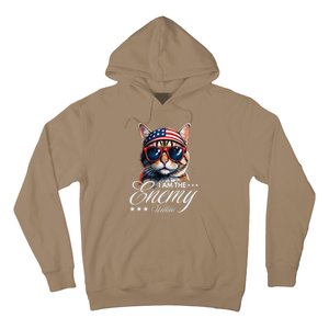 I Am The Enemy Within Cat Ladies Kamala Harris 2024 Merch Hoodie