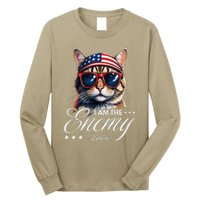 I Am The Enemy Within Cat Ladies Kamala Harris 2024 Merch Long Sleeve Shirt