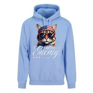 I Am The Enemy Within Cat Ladies Kamala Harris 2024 Merch Unisex Surf Hoodie