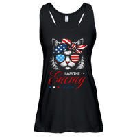 I Am The Enemy Within Cat Ladies Kamala Harris 2024 Merch Ladies Essential Flowy Tank