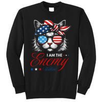 I Am The Enemy Within Cat Ladies Kamala Harris 2024 Merch Tall Sweatshirt