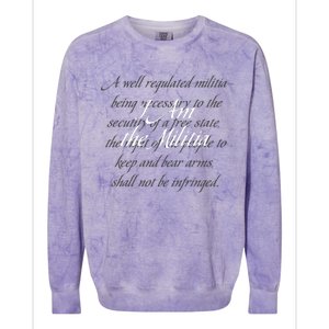 I Am The Militia Colorblast Crewneck Sweatshirt