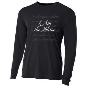 I Am The Militia Cooling Performance Long Sleeve Crew