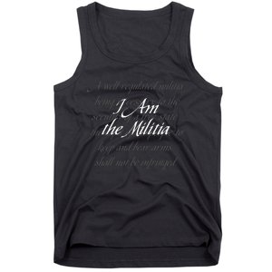 I Am The Militia Tank Top