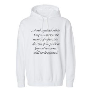 I Am The Militia Garment-Dyed Fleece Hoodie