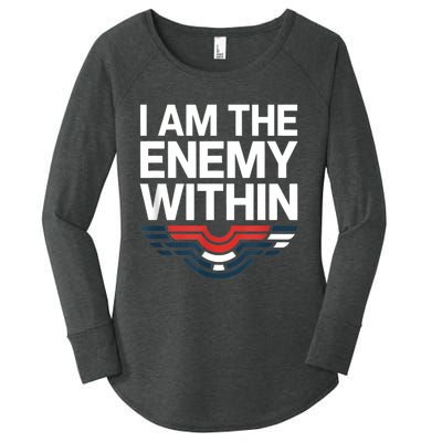 I Am The Enemy Within Women's Perfect Tri Tunic Long Sleeve Shirt