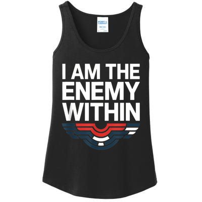 I Am The Enemy Within Ladies Essential Tank