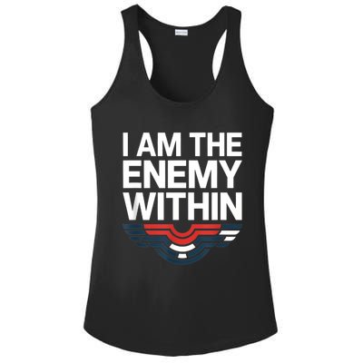 I Am The Enemy Within Ladies PosiCharge Competitor Racerback Tank